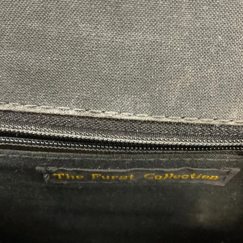 Vintage Furst College Patent "Leather" Envelope Purse Shoulder Bag - Picture 8 of 11